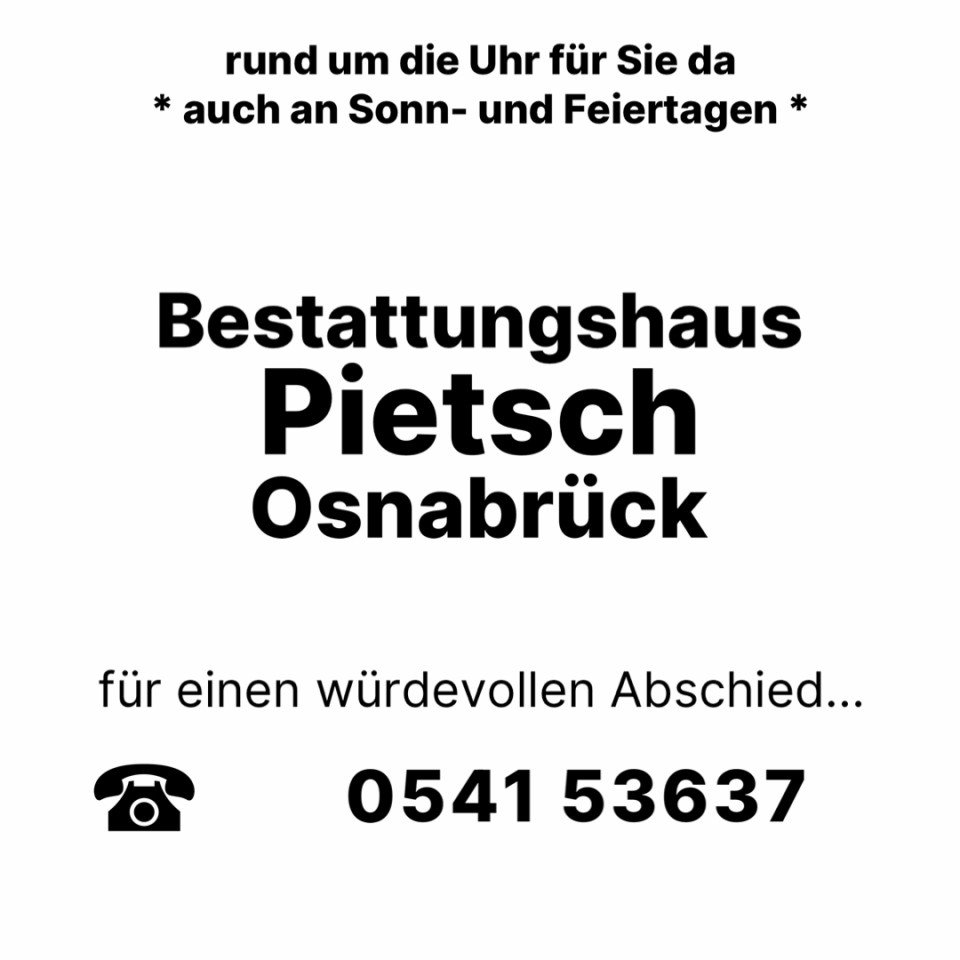 Beerdigungen Lüstringen